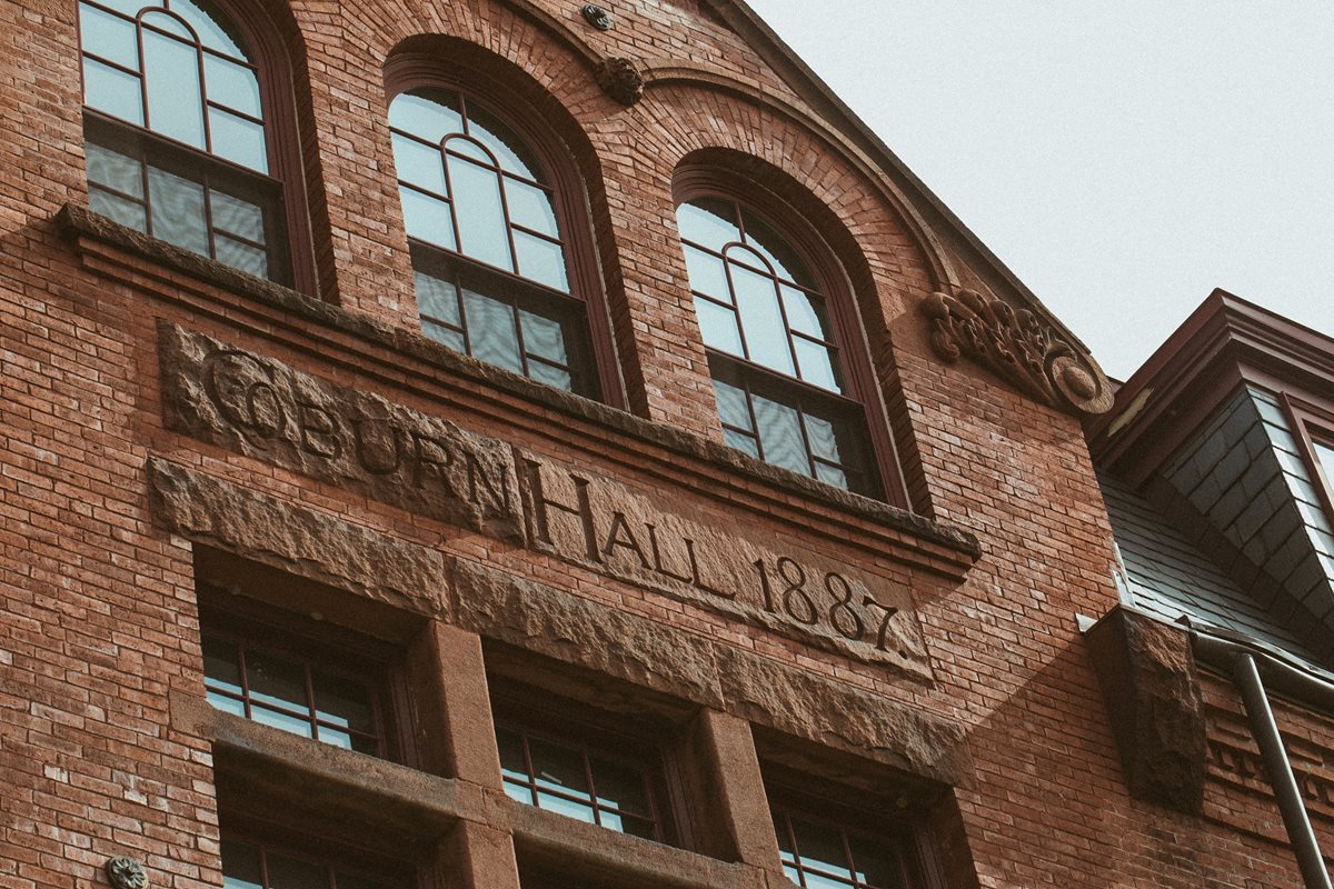 Hotel Ursa detail shot of Holmes Hall